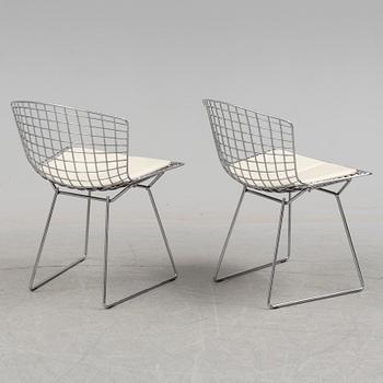 A pair of 'Side chair' chairs by Harry Bertoia for Knoll.