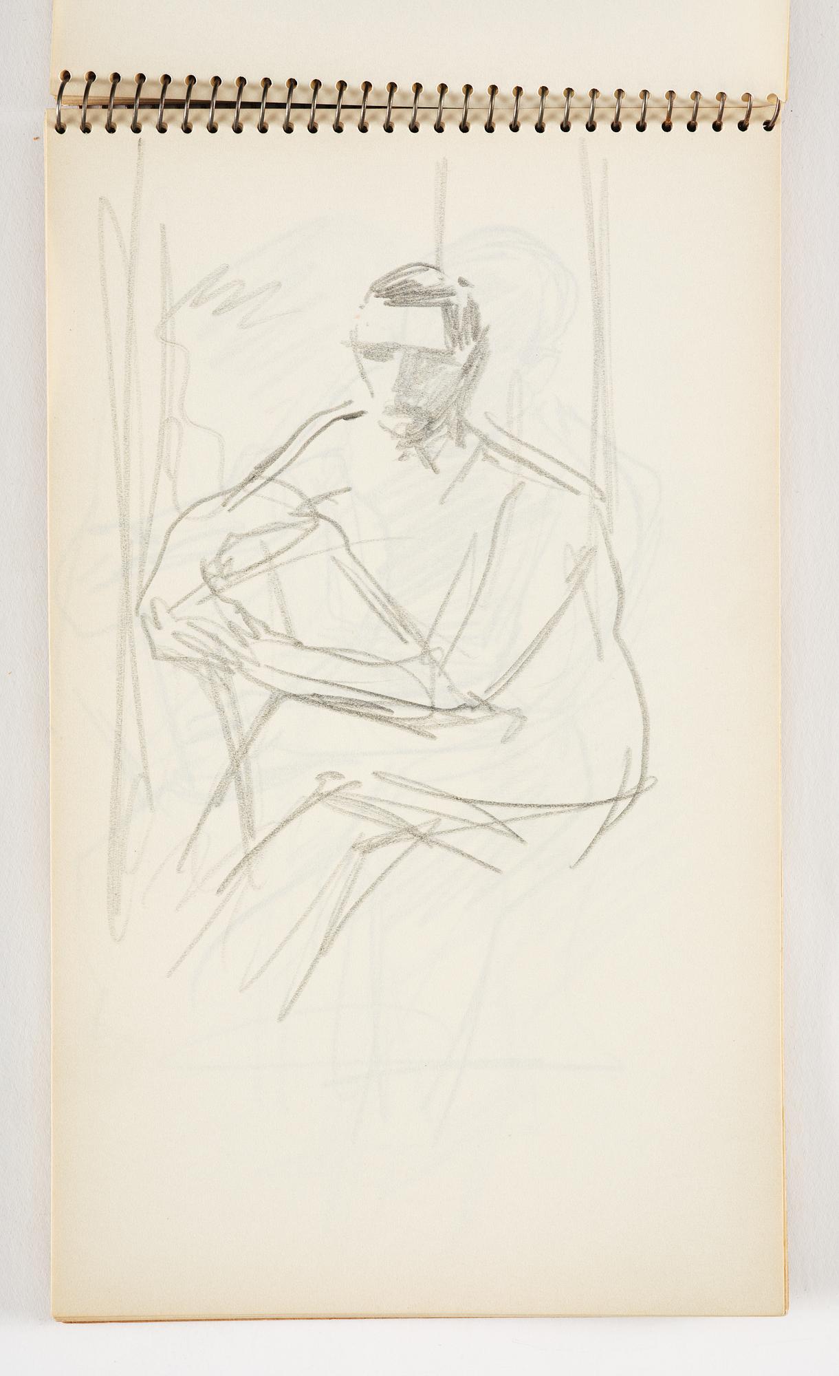 Lotte Laserstein, 3 skissböcker med blyertsteckningar.