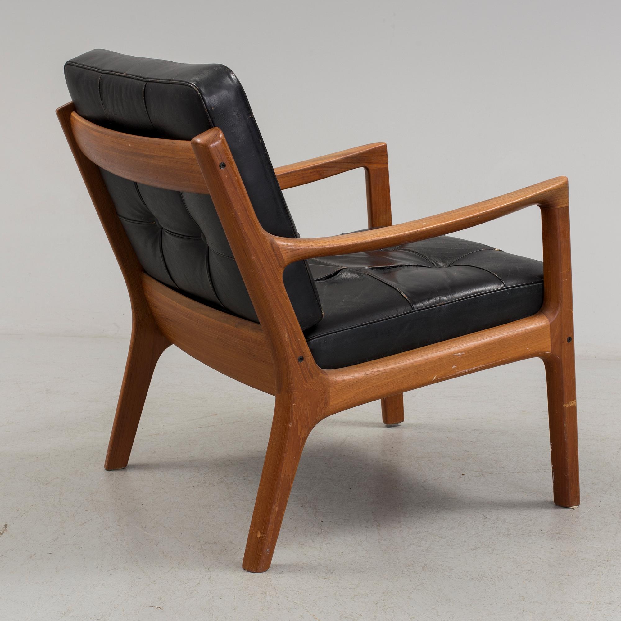 OLE WANSCHER, fåtölj, "Senator", France & Son, Danmark, 1900-talets andra hälft.