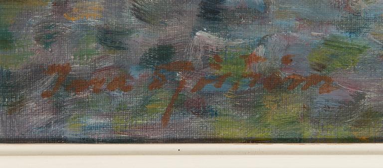 Ina Sjöström, olja på duk, signerad.