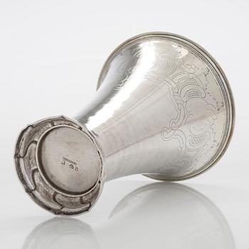 Petter Eneroth, bägare, silver, Stockholm 1778.
