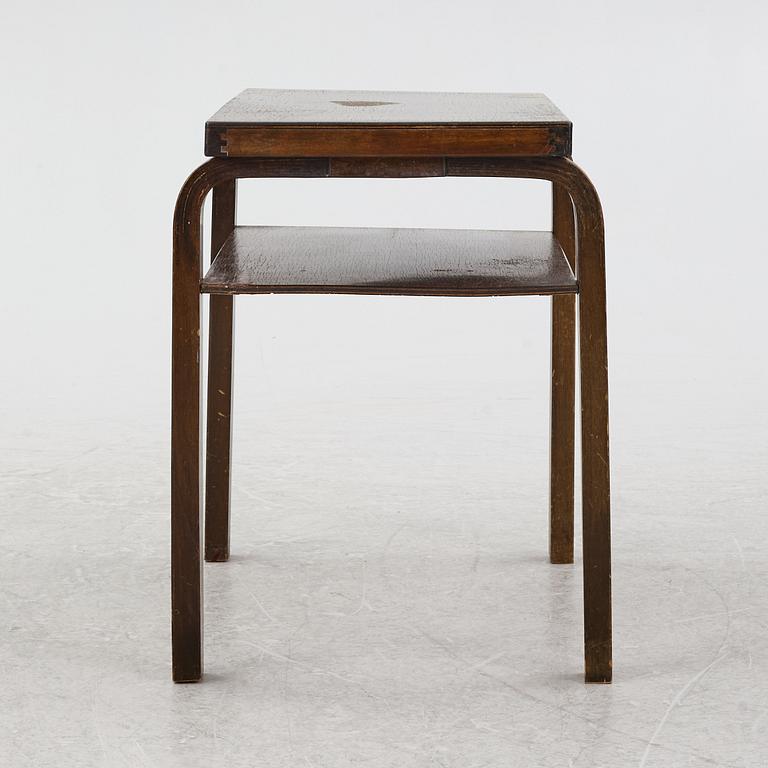Alvar Aalto, a side table model "A 86", Oy Huonekalu- ja Rakennustyötehdas AB, Finland, mid-20th century.