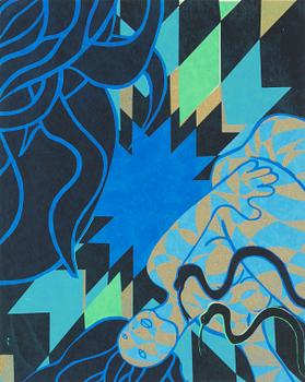 Maria Bajt, silkscreen in colours. Signed in pencil, dated 2015 and numbered I/X.