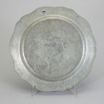 FAT, tenn, otydliga stämplar troligen England, 17/1800-tal.