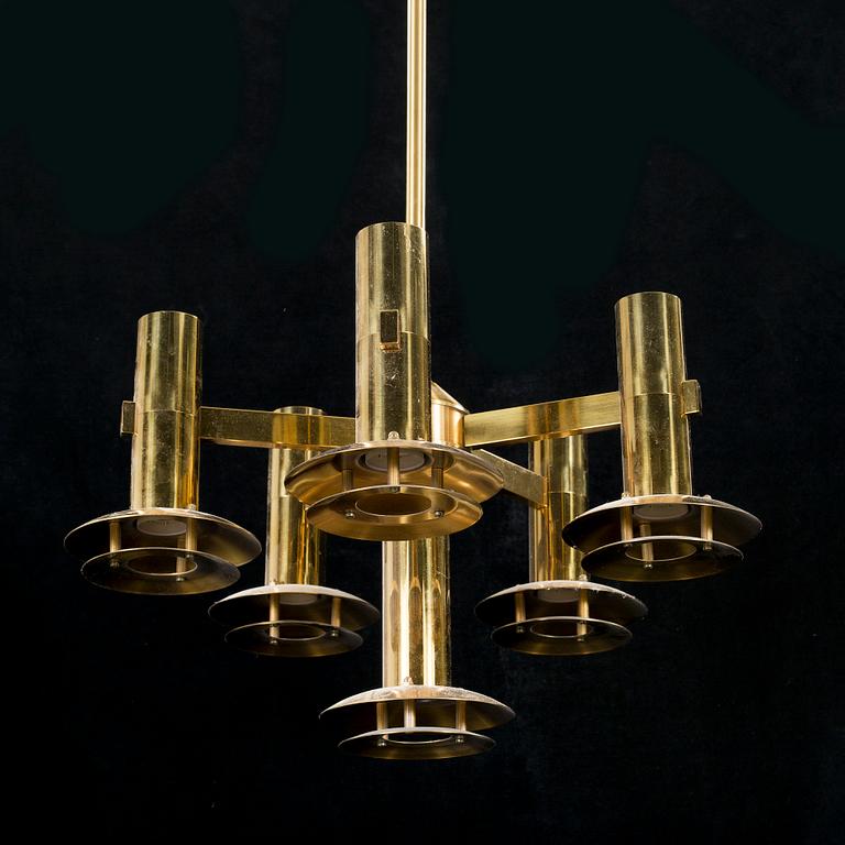 A ceiling lamp from Westal, possible Holger Johansson, second half of the 20th century.