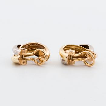 CARTIER EARRINGS "trinity" 18K gold.