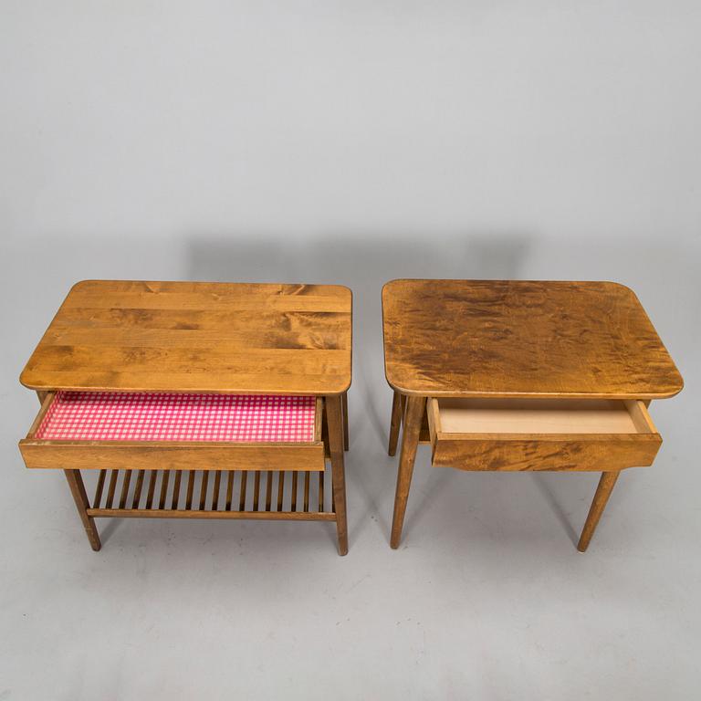 Two 1950s tables for Lahden Puukalusto Ltd.