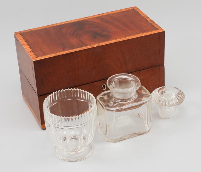 FLASKSCHATULL, 1800-tal.