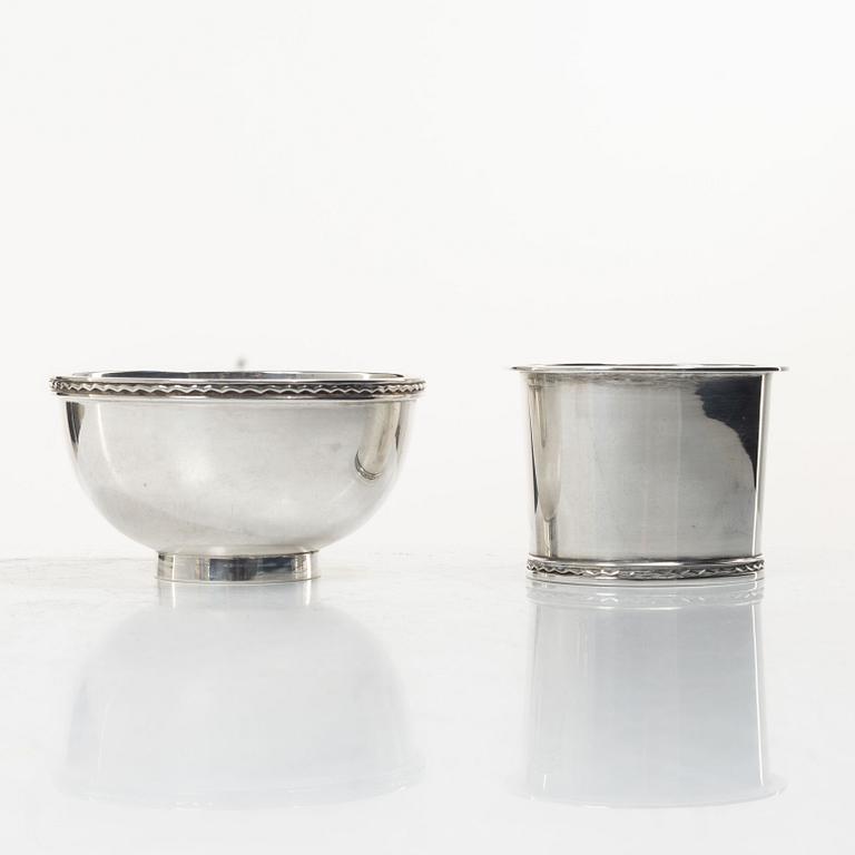 Eric Råström, Two silver bowls, Stockholm, 1968–69.