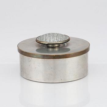 Björn Trägårdh, a pewter and brass box, Svenskt Tenn, Stockholm 1938.