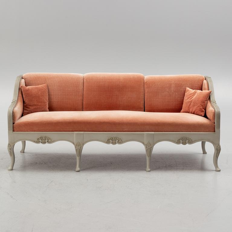 Sofa, Rococo style, 20th century.