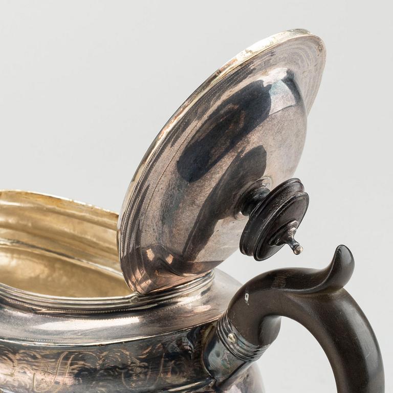 TEA POT, silver, Solomon Hougham London England 1801.