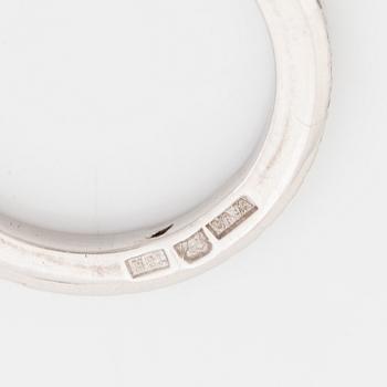 Efva Attling, ringar, 2st, 18K vitguld med diamanter.