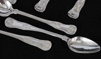 TESKEDAR, 17 st. Silver. Flertal mästare 1855-85.