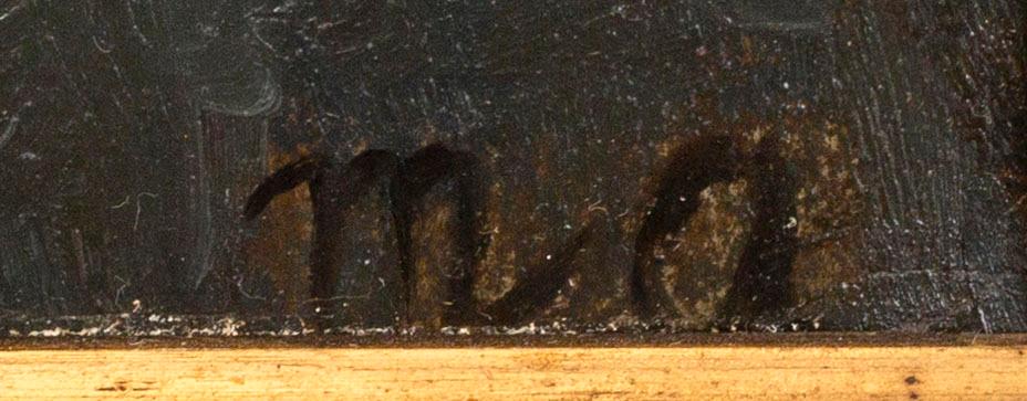 Michael Ancher, Oil on board, signed with monogram.