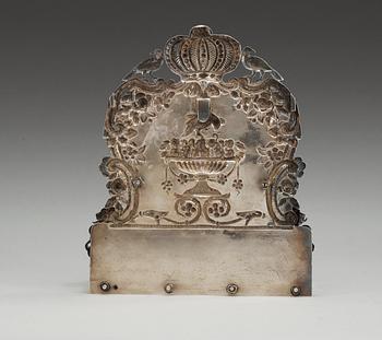 CHANUKKASTAKE, av Antoni Riedel, Warzawa (verksam sent 1800-tal).