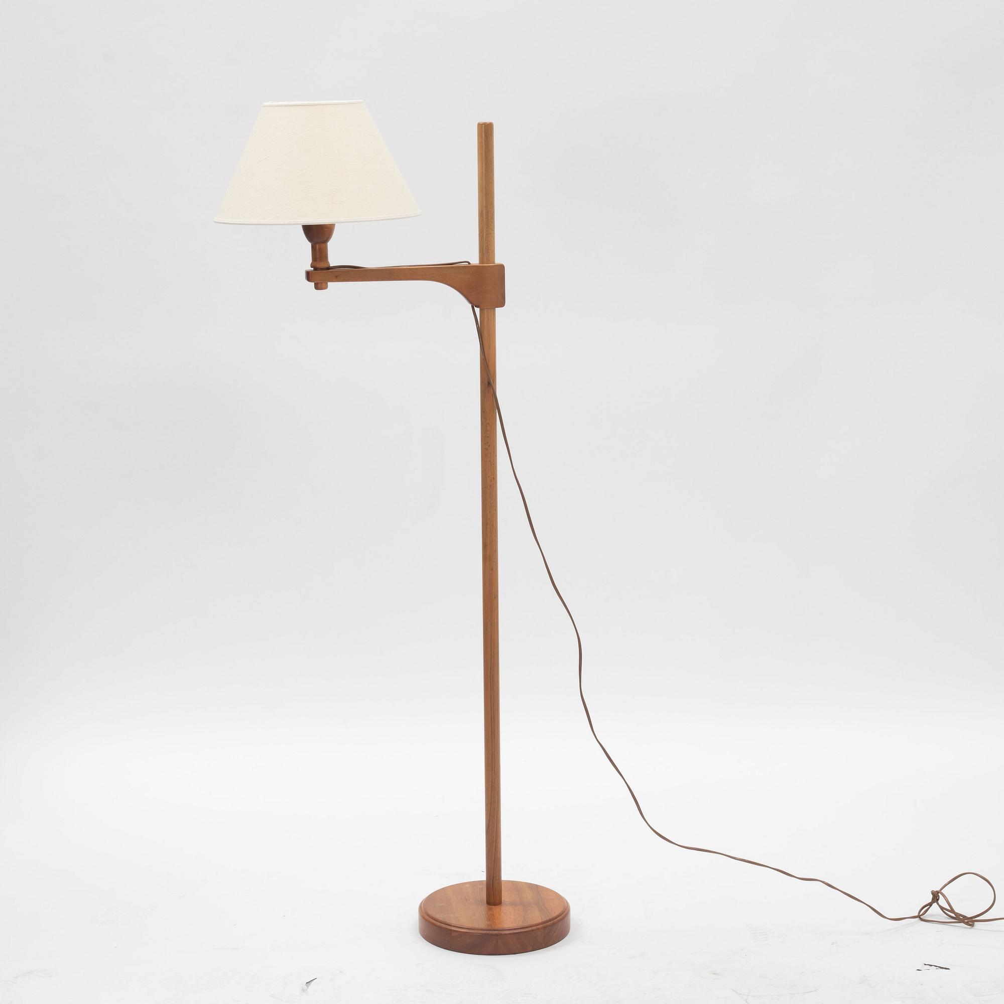 Carl Malmsten, a pair of 'Staken' floor lamps, Sweden, second half of the 20th century.