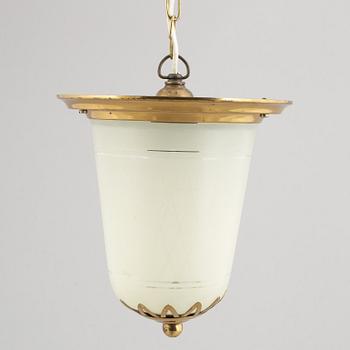 A Swedish Modern ceiling lamp, 1940's.