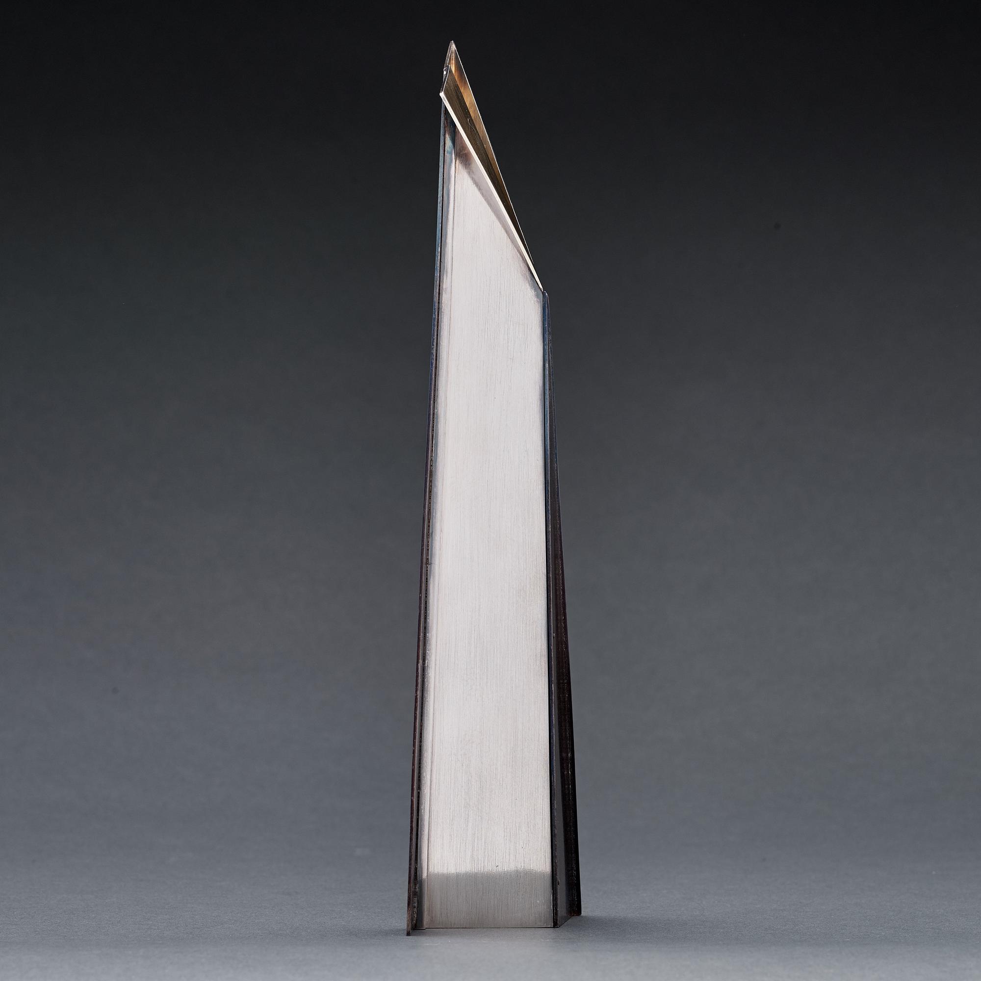 Rolf Lindståhl, a sterling silver vase, Stockholm 1997.