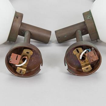 Lisa Johansson-Pape, A set of six of 1970s outdoor wall lights '140-015' for Stockmann Orno.