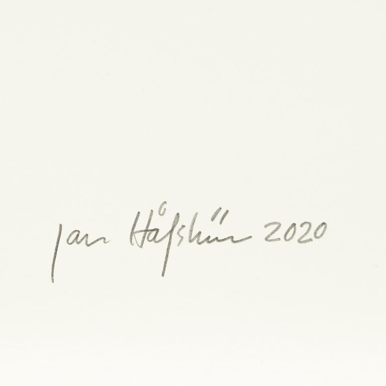 Jan Håfström, färgetsning, 2020, signerad 33/50.