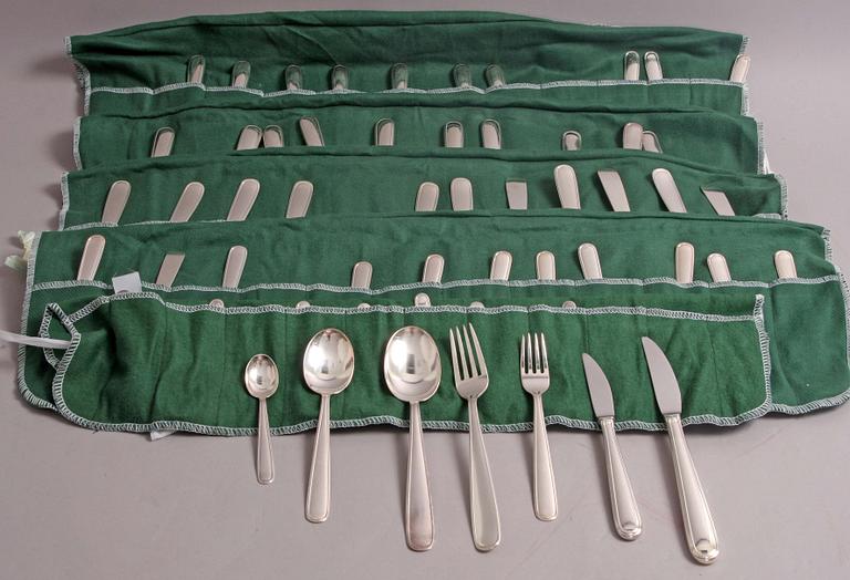 BESTICK, silver, 56 delar, "Ambassad", GAB.