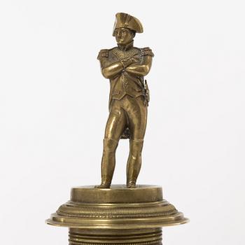 A figurine depicting Napoleon I, Empire, early 19th century.
