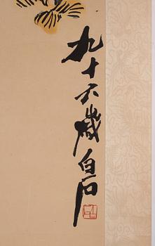 Qi Baishi (1864-1957), träsnitt, efter. Kina, 1900-tal.