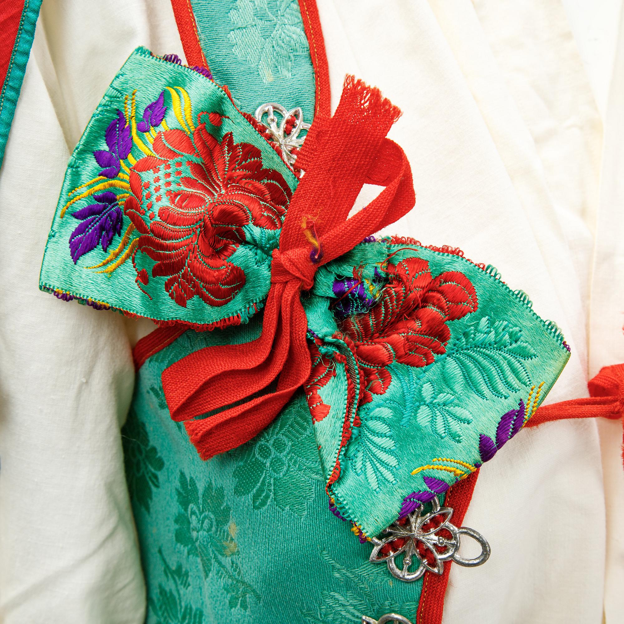 A traditional folk dress from the region of Rättvik Sweden.