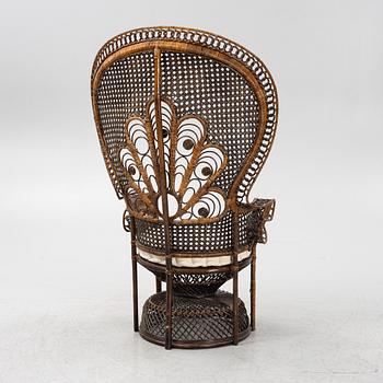 Påfågelstol, 1900-talets andra hälft.