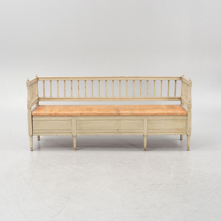 Utdragssoffa, gustaviansk stil, 1800-tal.