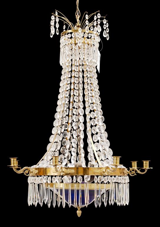 LJUSKRONA, gustaviansk stil, 1800-tal. H 88.