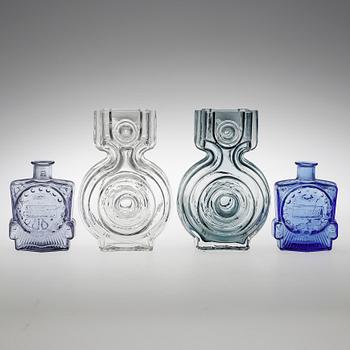 VASER, glas, 4 st, Helena Tynell, Riihimäki, Finland.