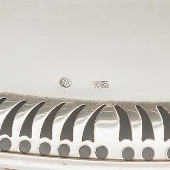 BRICKA, silver, S:t Petersburg, 1796, oidentifierad mästarstämpel.