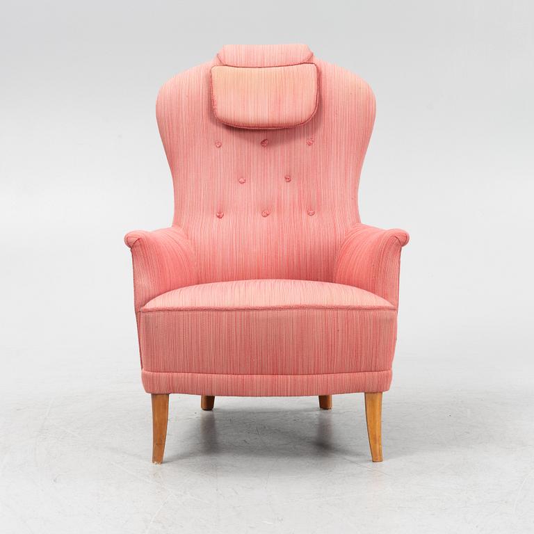 Carl Malmsten, a 'Farmor' armchair, second half of the 20th century.