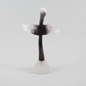 KJELL ENGMAN, skulptur, glas, Kosta Boda, signerad, upplaga av 500 ex.