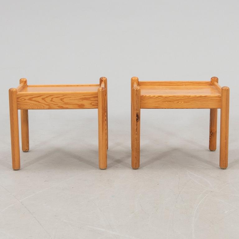 Console tables/side tables, a pair from the late 20th century.