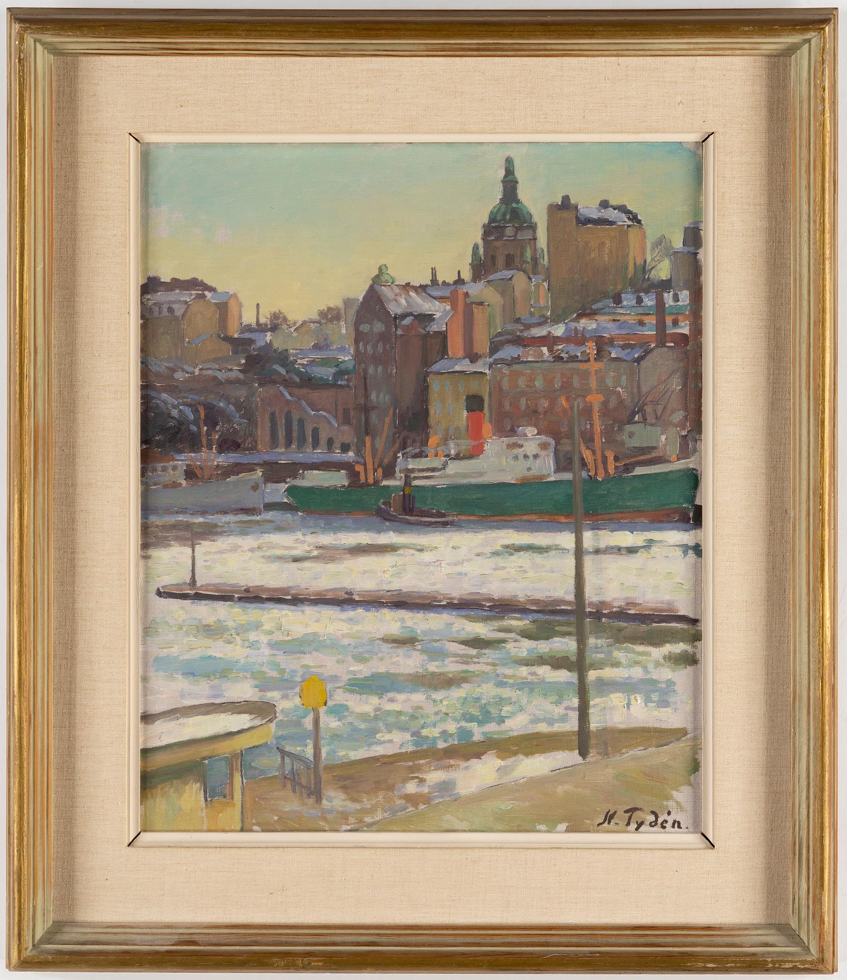 NILS TYDÉN, oil on panel, signed N. Tydén.