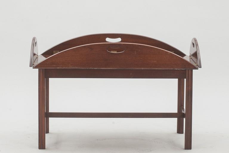 SOFFBORD, sk Butlers Tray, England, 1900-talets mitt/andra hälft.