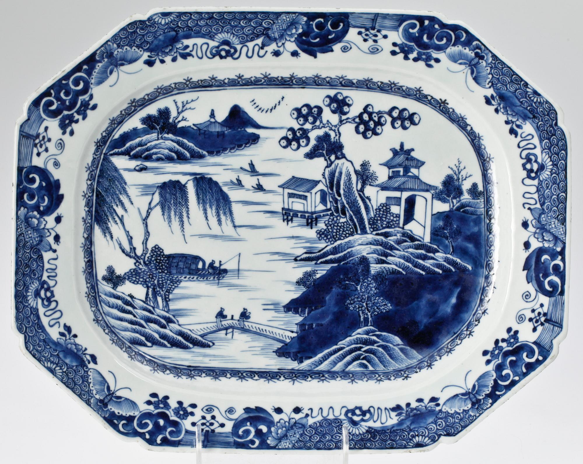 STEKFAT, porslin Kina Qinglong 1700-tal.