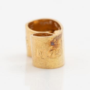Lapponia, a pair of earrings, gold.