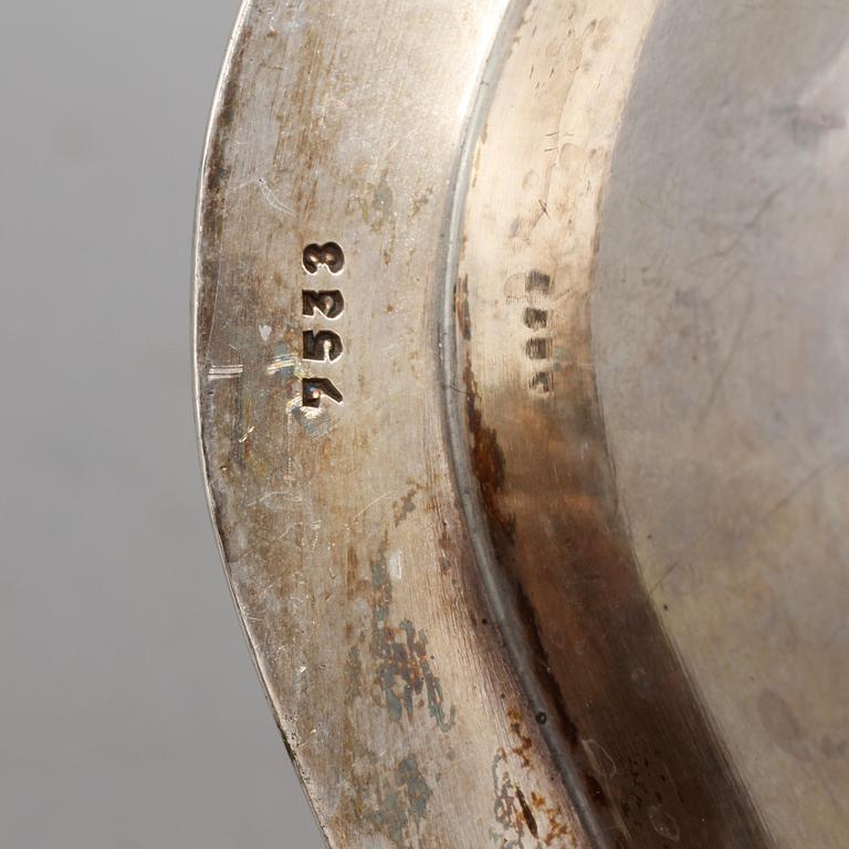 SKÅLFAT, silver, Tyskland, omkring 1900-talets mitt. Vikt 455 g.