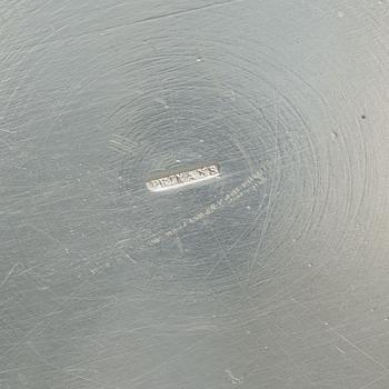 C.G. Råström, a silver plated gratin dish and a soufflé dish, mid-20th Century.