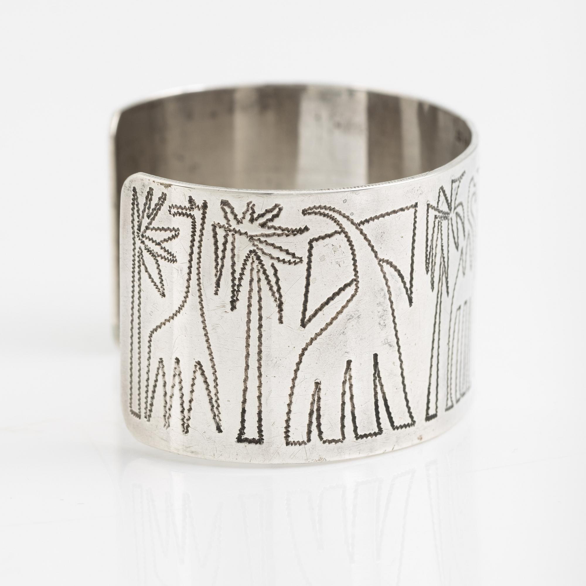 Armring, silver, Sörlings, Stockholm 1951.