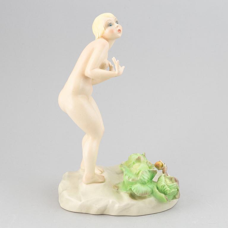 Helen König Scavini, a "Marianna" ceramic figurine, model no 39, Italy, probably 1930's.