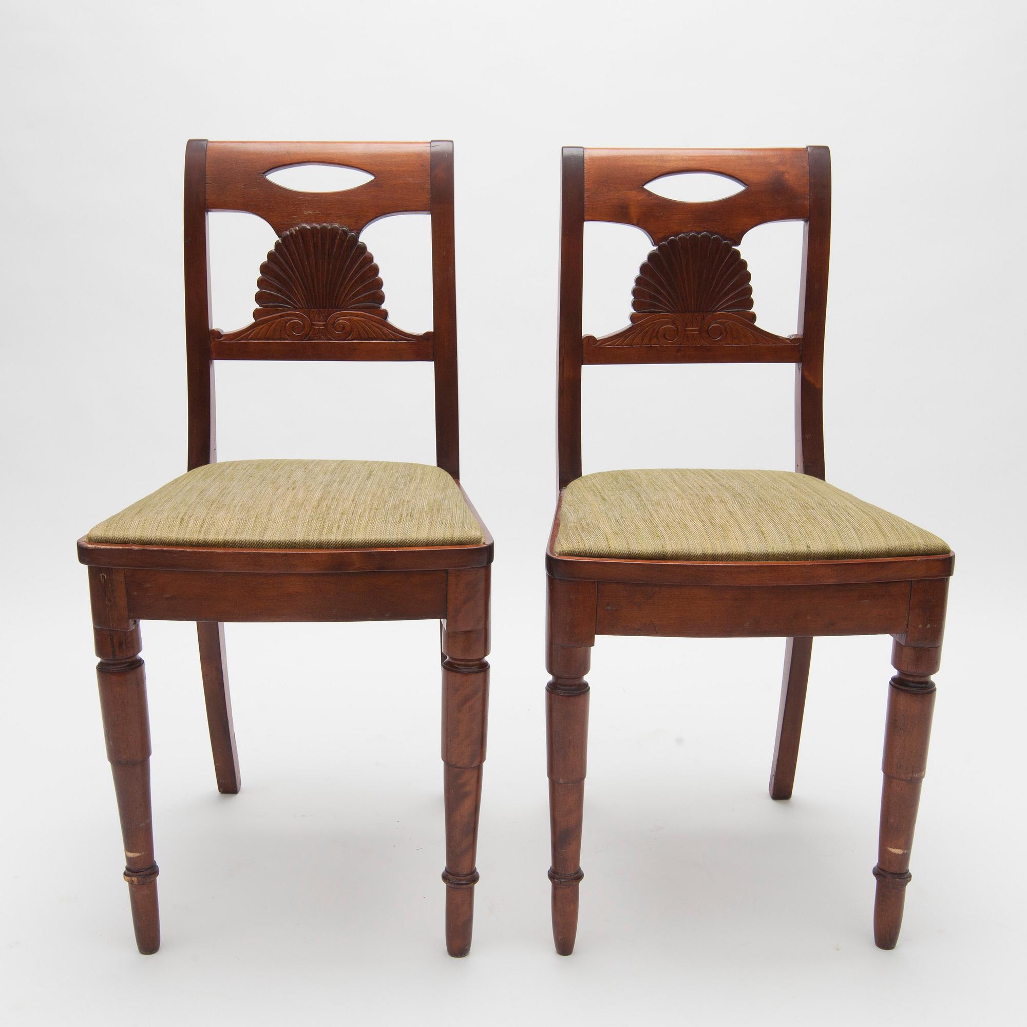 STOLAR, ett par, empirestil, 1900-tal.