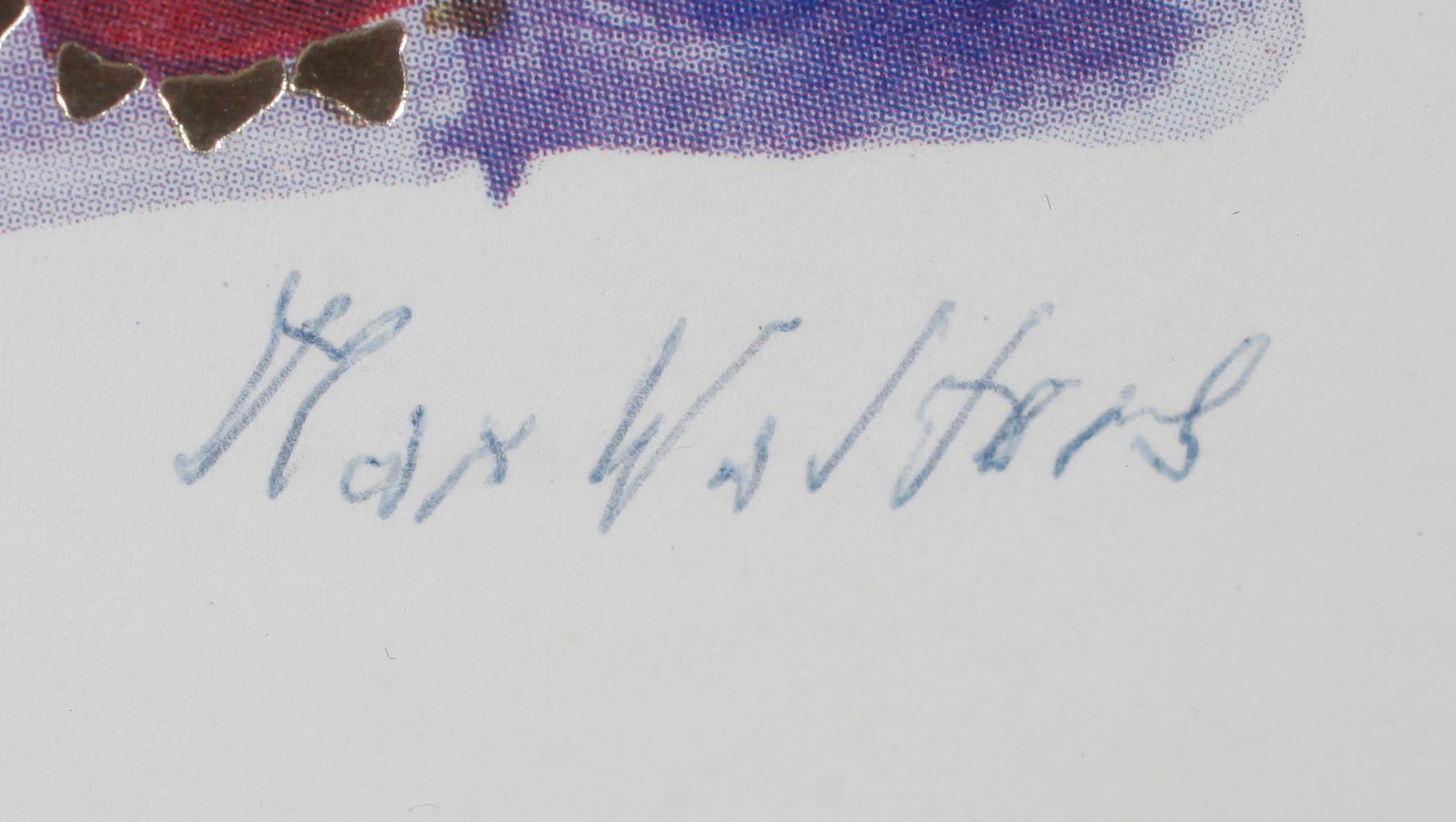 MAX WALTER SVANBERG, färglitografi, signerad och numrerad 32/300.