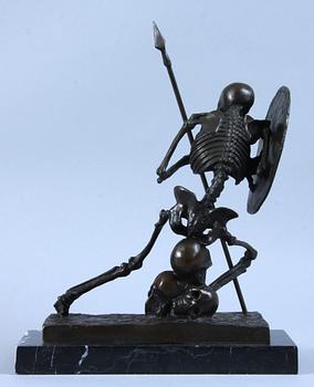 SKULPTUR, brons, sekelskifte 1900/2000-tal.