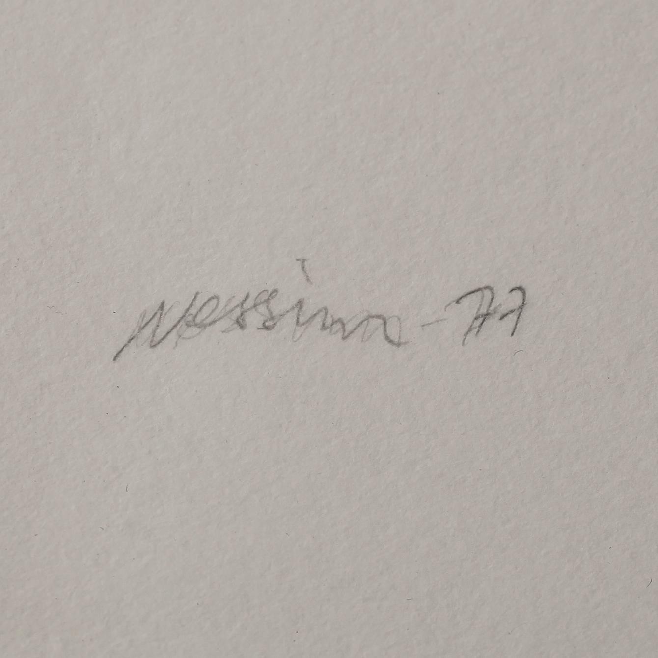 SUZANNE NESSIM, blandteknik, signerad och daterad -77.