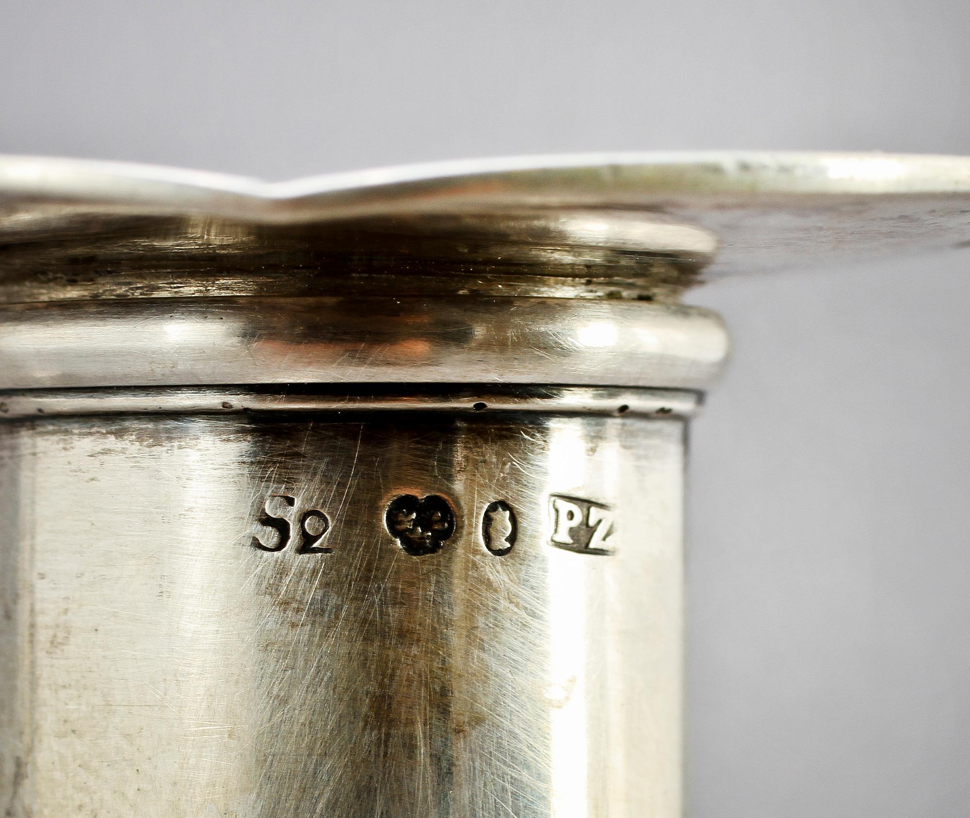 LJUSSTAKAR, ett par, silver, Pehr Zethelius, Stockholm, 1800. Tot. v. 297 g.